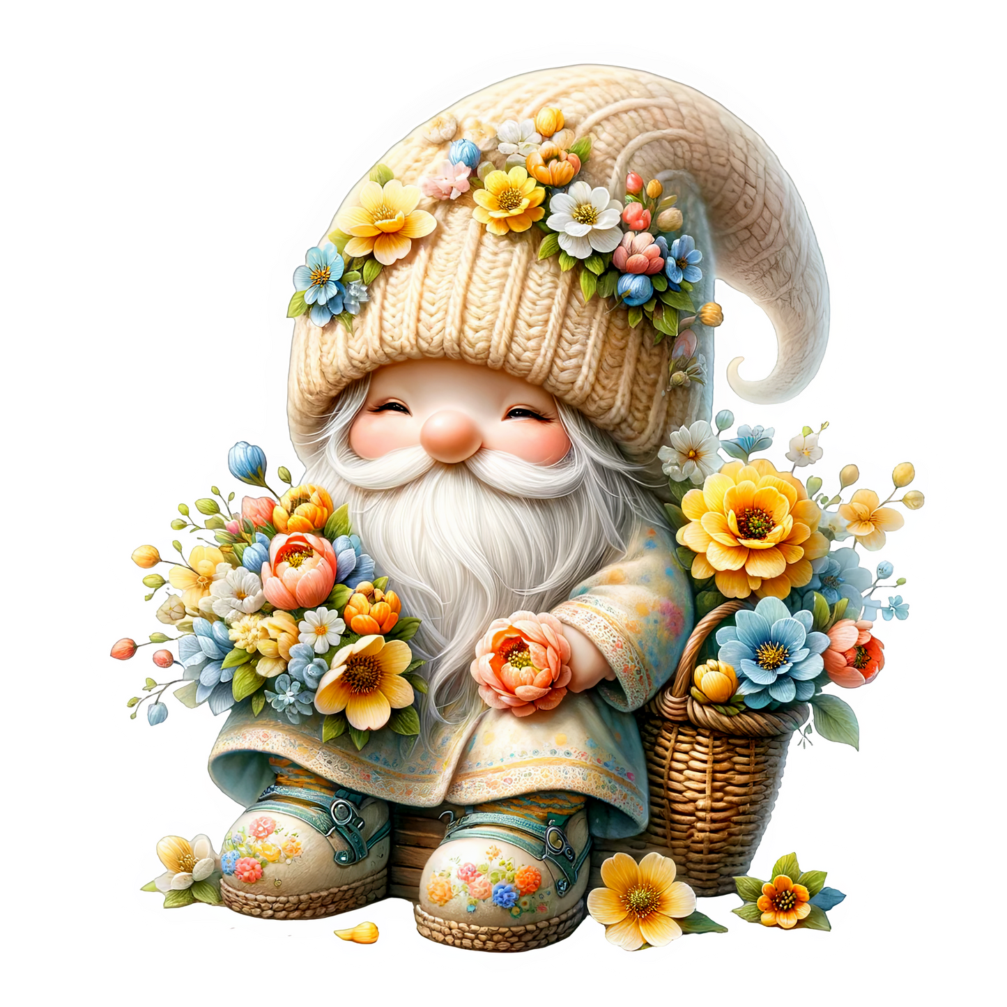 Spring Gnomes Die Cut Stickers