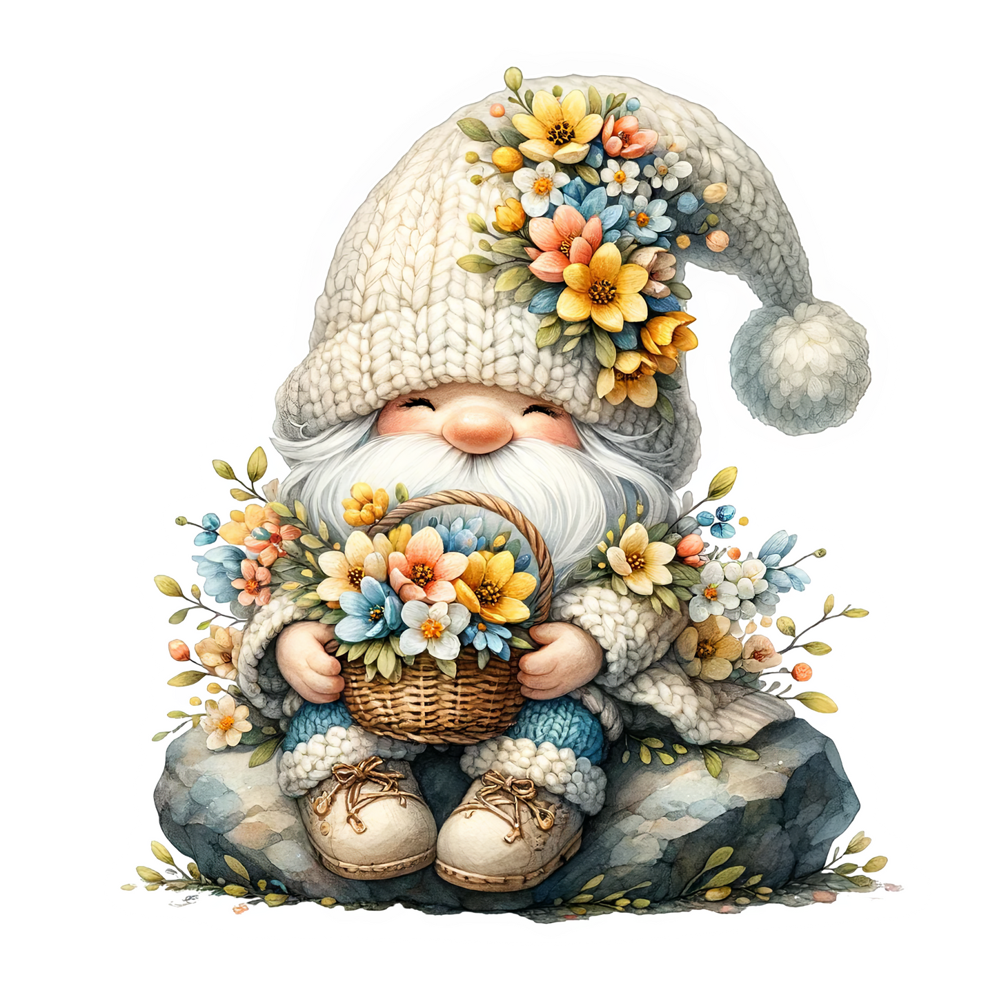 Spring Gnomes Die Cut Stickers