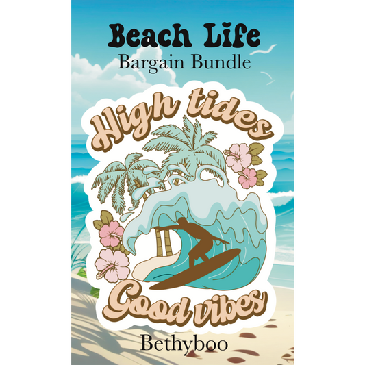 Beach Life Die Cut Stickers