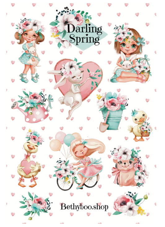 Darling Spring Sticker Sheet